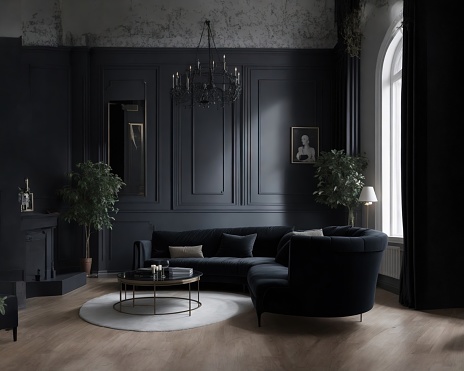Luxury modern interior living room