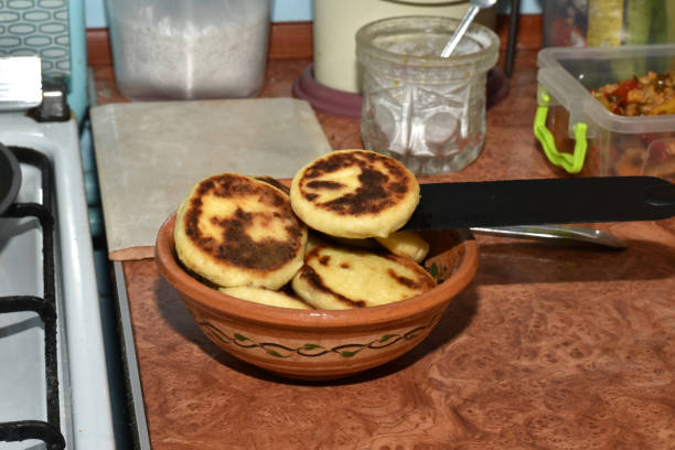 istock Flour tortillas homemade served with tea 1576828744