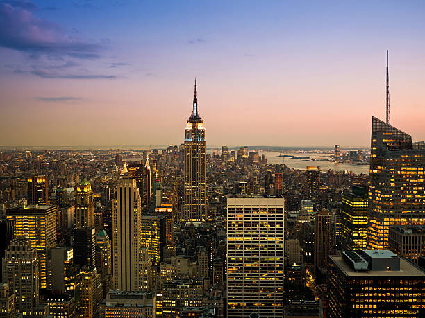 istock Big Apple Skyline Twilight Scene Manhattan New York City 157682879
