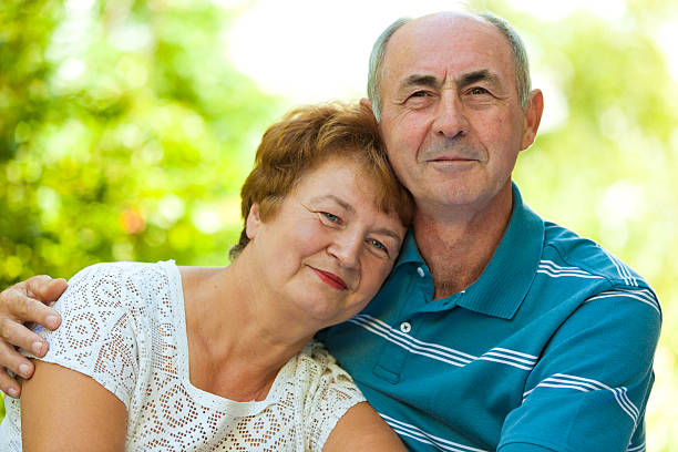 istock Senior couple portrait 157682931