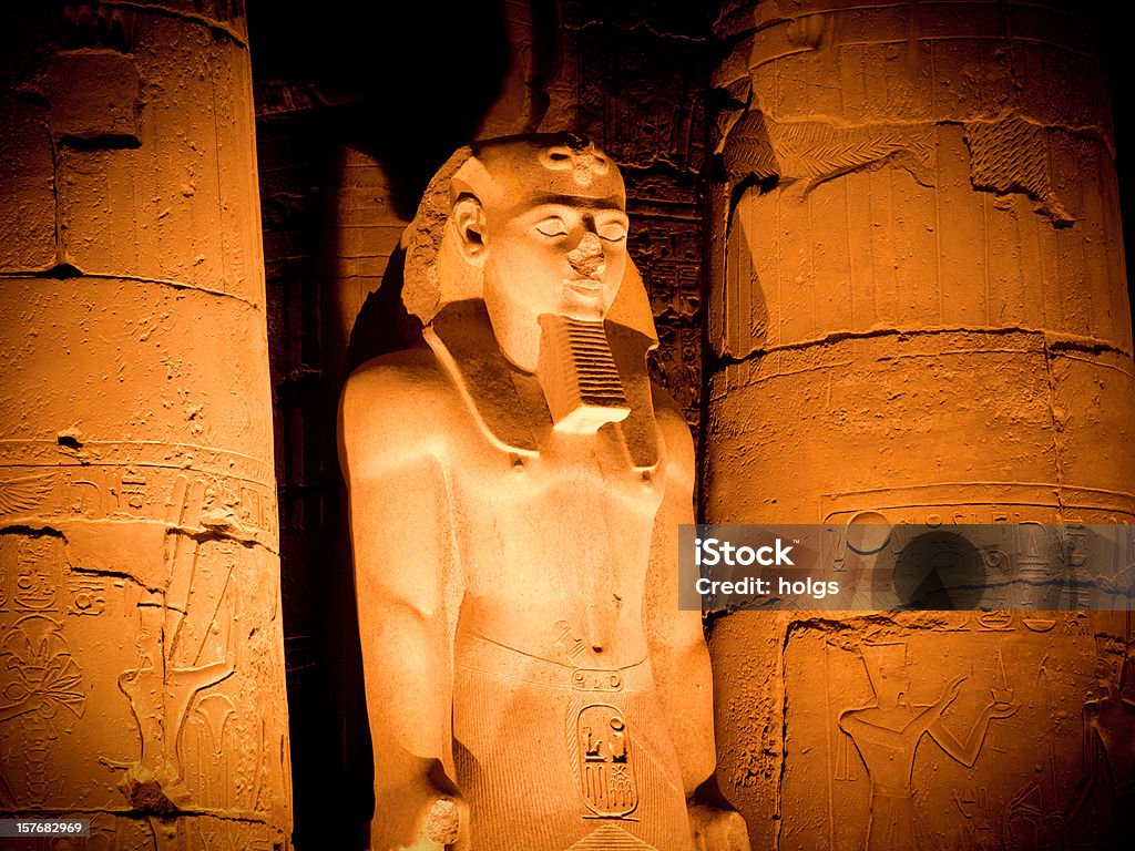 Świątynia Luksorska, Egipt - Zbiór zdjęć royalty-free (Zmumifikowany)