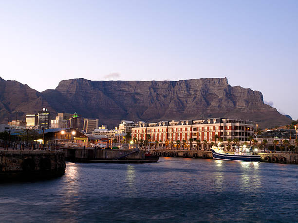Victoria Waterfront, Cape Town South Africa Victoria Waterfront, Cape Town South Africa at dawn table mountain south africa stock pictures, royalty-free photos & images
