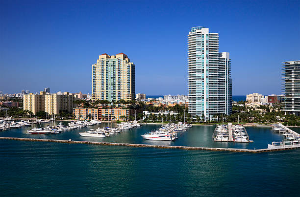 istock Miami beach marina in the afternoon 157683071