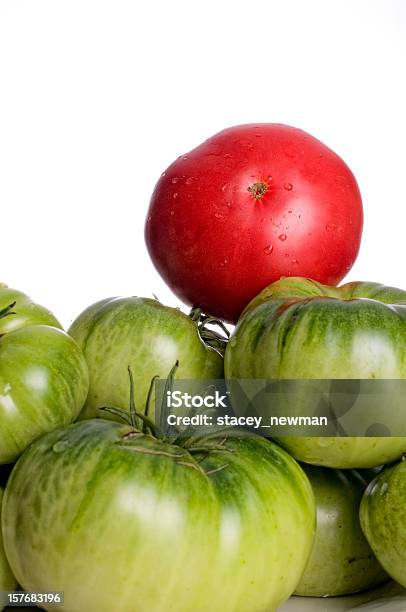 토종 토마토 녹색 및 빨간색 0명에 대한 스톡 사진 및 기타 이미지 - 0명, 건강한 식생활, 과도