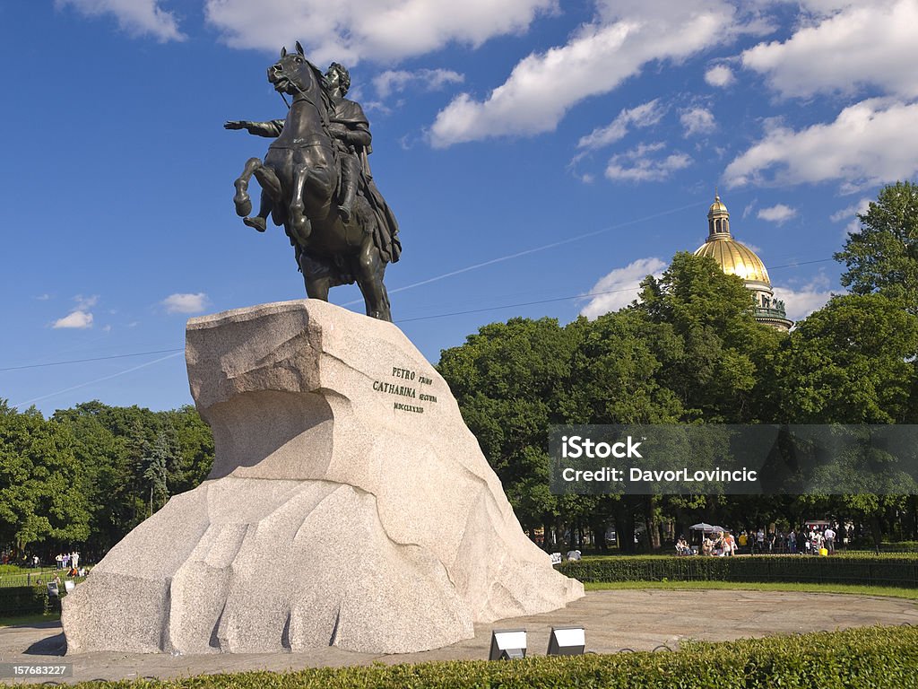 Pedro el grande - Foto de stock de San Petersburgo - Rusia libre de derechos