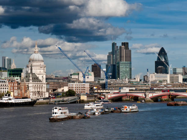 istock London Cityscape with Cathedral 157683243