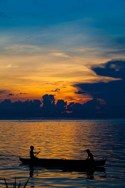 istock Kids on Mabul island sunset, Sipadan, Borneo Malaysia 157683247