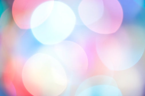 Defocused color lights. Abstract pattern