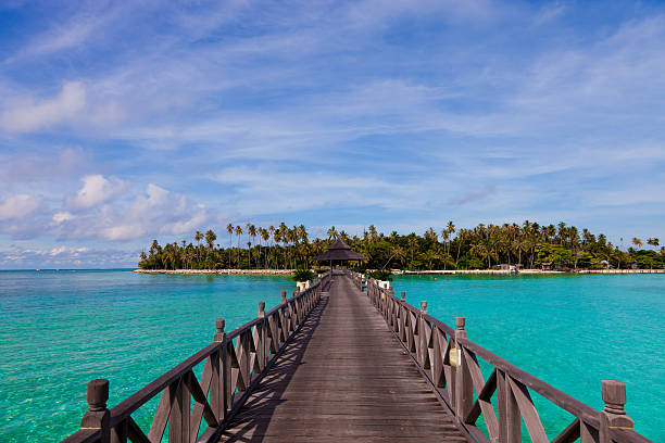 istock Jetty on Mabul island, Sipadan, Borneo Malaysia 157683359