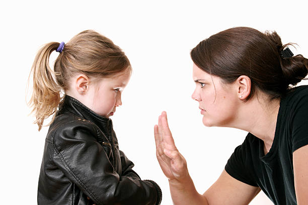 istock Mother discipling her child 157683516