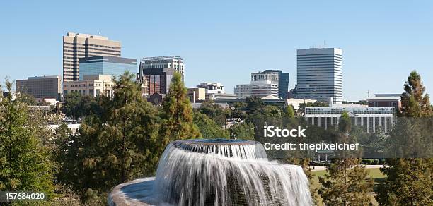 Columbia Carolina Do Sul Skyline Em Finley Park - Fotografias de stock e mais imagens de Carolina do Sul - Carolina do Sul, Horizonte Urbano, Centro da Cidade