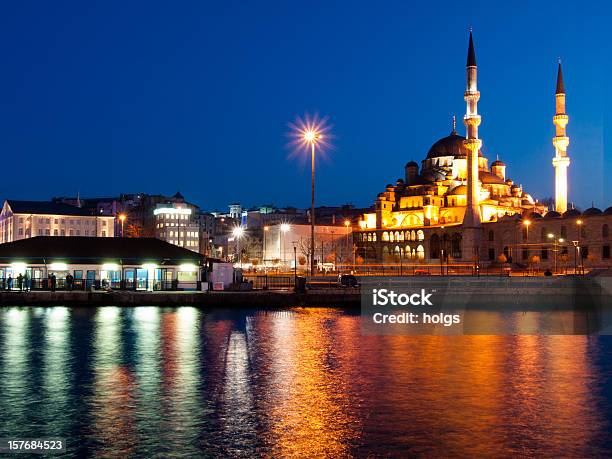 Istanbul By Night Stock Photo - Download Image Now - Architecture, Bosphorus, Canal