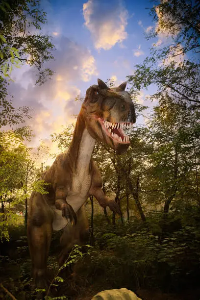 Model of a Dinosaur Park 