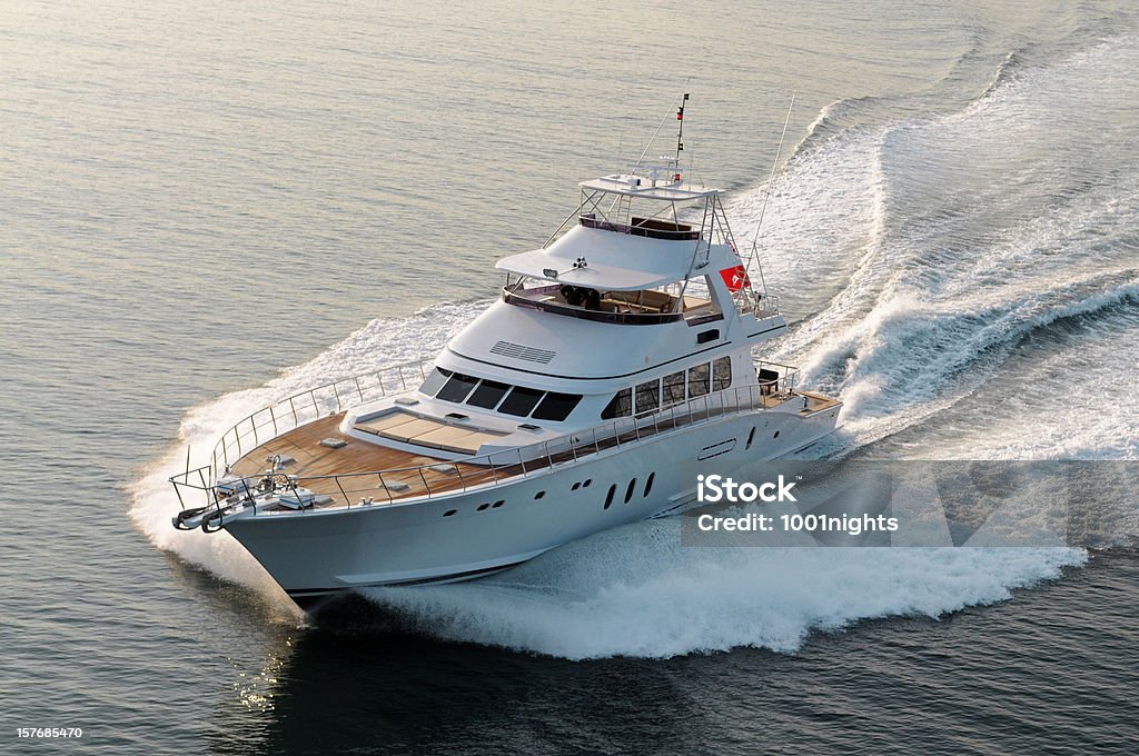 Motorboot - Lizenzfrei Blau Stock-Foto