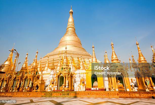 쉐다곤 파고다 황금 미얀마에 쉐다곤 파고다에 대한 스톡 사진 및 기타 이미지 - 쉐다곤 파고다, 0명, 건축물