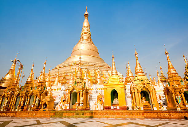 Myanmar's most famous building, Shwedagon Pagoda in Yangon.