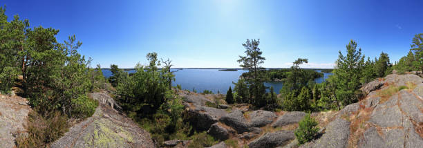 arquipélago de estocolmo - stockholm archipelago sweden stockholm island - fotografias e filmes do acervo