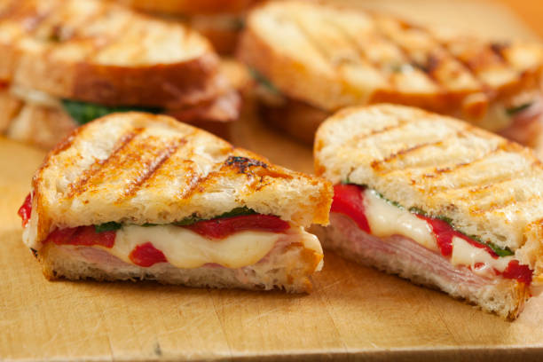 Panini Sandwiches  panino stock pictures, royalty-free photos & images