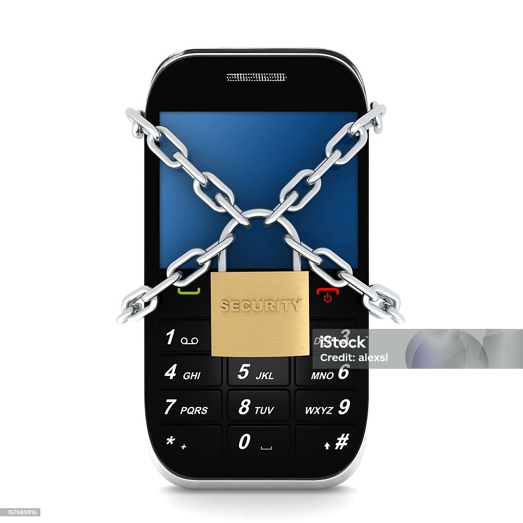 Téléphone portable en toute sécurité - Photo de Affaires libre de droits