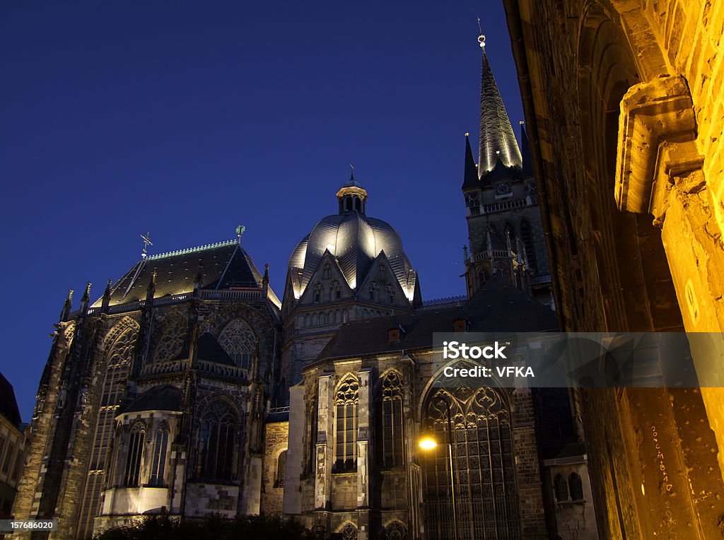 Cattedrale di Aquisgrana (Aachener Dom - Foto stock royalty-free di Aquisgrana