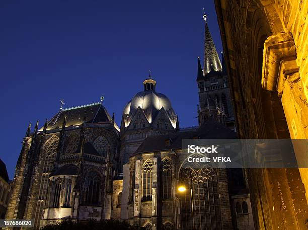 Cattedrale Di Aquisgrana Aachener Dom - Fotografie stock e altre immagini di Aquisgrana - Aquisgrana, Blu, Carlo Magno - Famiglia reale