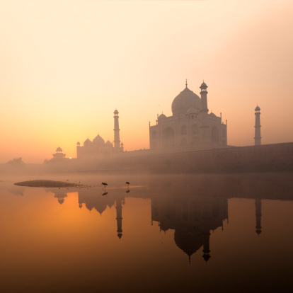 Dawn at the Taj Mahal in Agra, Northwest India
