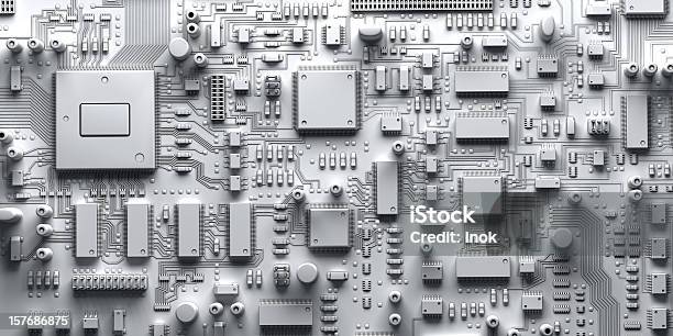 Computer Technology Stock Photo - Download Image Now - Circuit Board, Mother Board, Technology