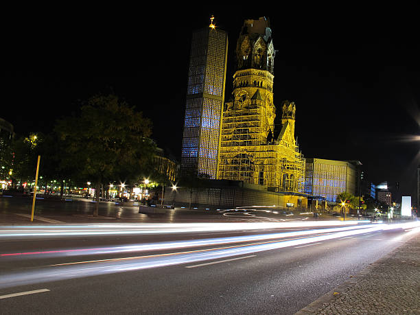 istock Berlin Kaiser Wilhelm Memorial Church (Germany) by night 157687047