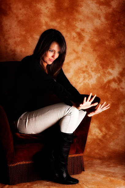 istock Beautiful Woman Portrait. Color Image 157687056