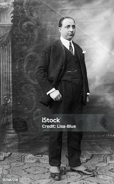 ビジネスマン 1920 年にブラックとホワイトのです - 1920～1929年のストックフォトや画像を多数ご用意 - 1920～1929年, 男性, レトロ調