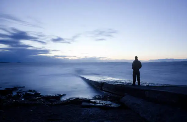 Photo of Man staring at the fantastic view