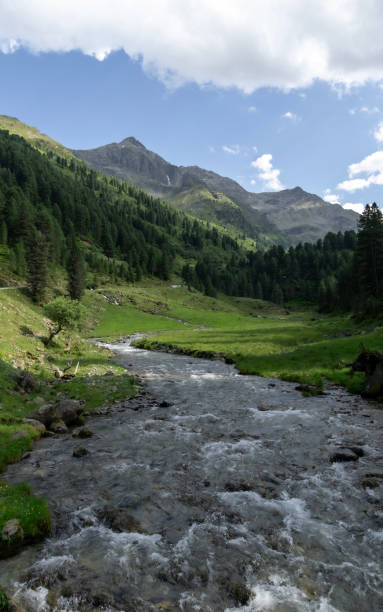 istock river in the Austrian Alps close to Sellrain 1576879347