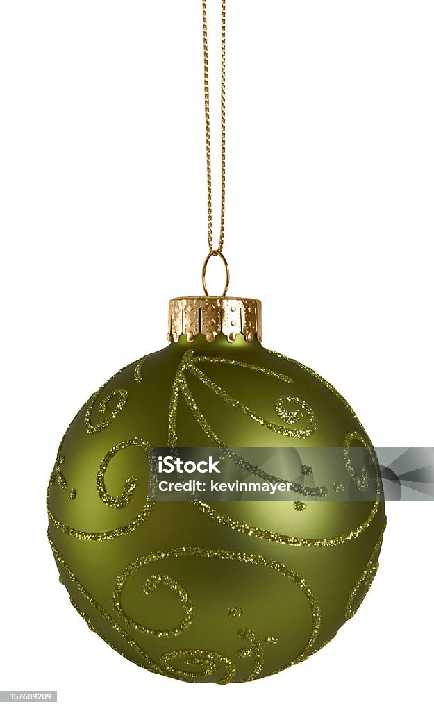 Bola de Natal Verde - Foto de stock de Arame royalty-free