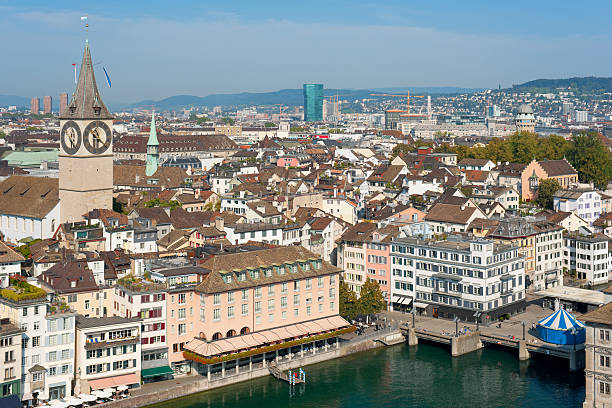istock Rooftops of Zurich, Switzerland 157689415