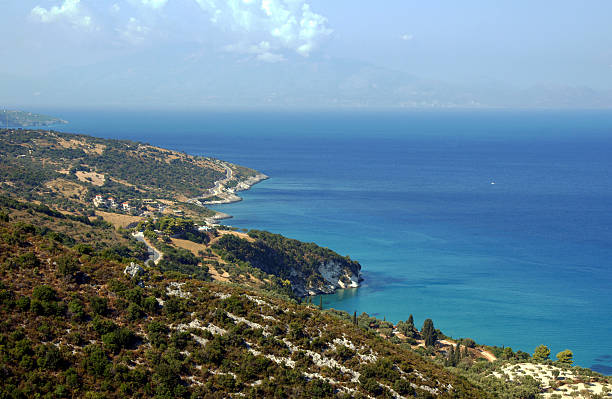 istock road on coast at Zakynthos island 157691587