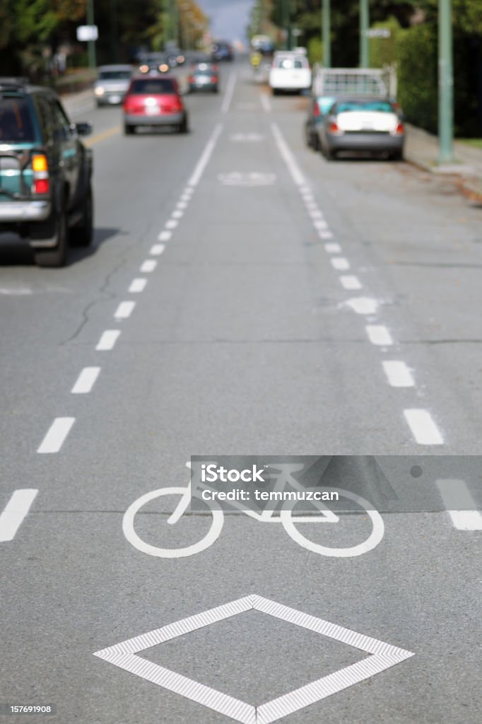 Bicycle lane  Cycling Stock Photo