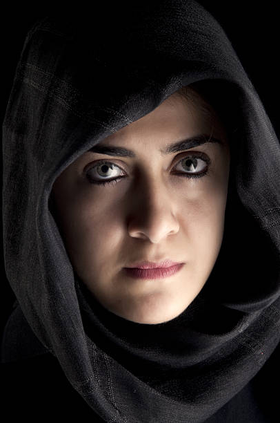 istock Muslim woman with headscarf 157692200
