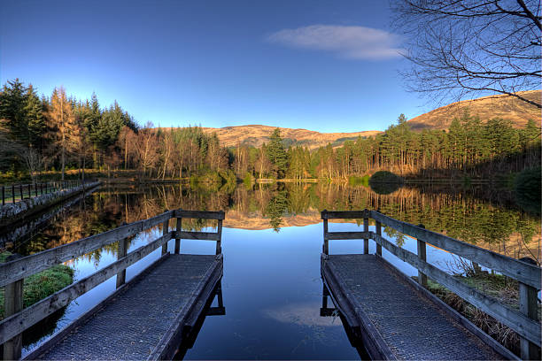 istock Glencoe Lochan on a beautiful winters morning. 157692566