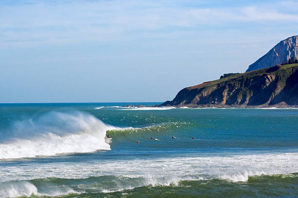 mundaka - headland stock-fotos und bilder