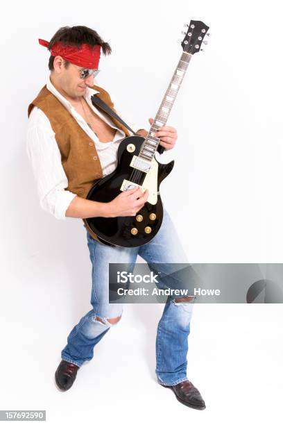 Photo libre de droit de Rock Guitariste banque d'images et plus d'images libres de droit de Adulte - Adulte, D'ascendance européenne, Divertissement - Plaisir