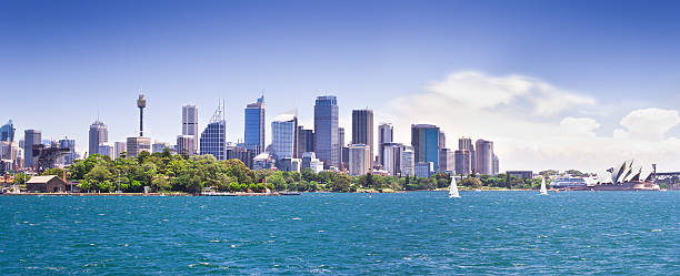 istock The beautiful Sydney Harbour and City Skyline 157692747
