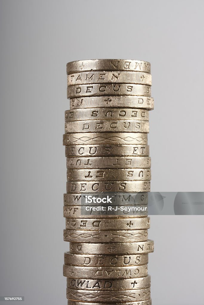 Geld Pile - Lizenzfrei Britische Währung Stock-Foto
