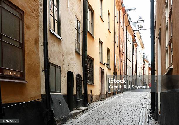 Città Vecchia Di Stoccolma - Fotografie stock e altre immagini di Fotografia - Immagine - Fotografia - Immagine, Stretto, Via