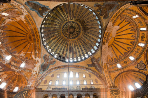 Hagia Sophia Church dome istanbul turkey