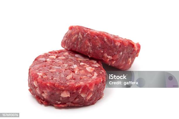 Hambúrguer - Fotografias de stock e mais imagens de Cru - Cru, Carne bovina picada, Hambúrguer