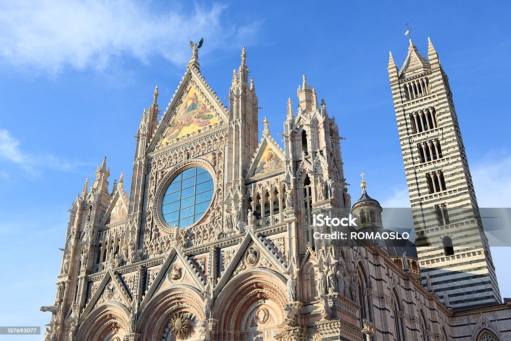 Cattedrale di Siena, Toscana, Italia - Foto stock royalty-free di Ambientazione esterna