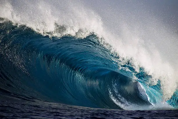 Huge powerful wave.