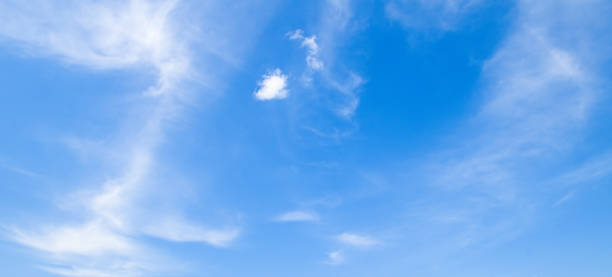 istock Blue sky and beautiful clouds. Wide photo. 1576932772