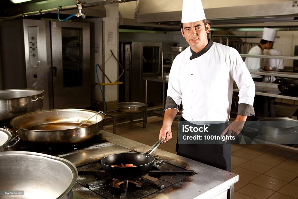 Lo Chef - Foto stock royalty-free di Abito da cuoco