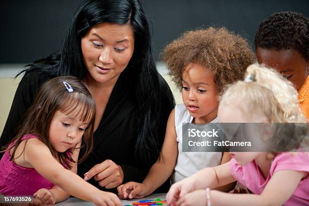 Preschoolers Stock Photo - Download Image Now - 2-3 Years, African Ethnicity, Asian and Indian Ethnicities